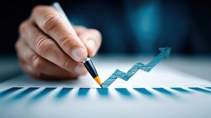 Business growth insights office environment graphic illustration dynamic viewpoint future trends