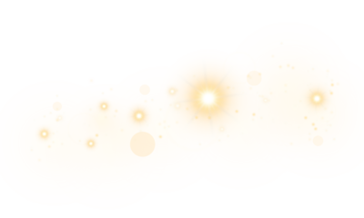 Golden Sparkle Star Light PNG Magical Twirl Glitter Dust and Lens Flare Overlay
