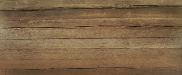 Natural wooden background with detailed grain texture pattern. Brown oak surface with timber structure and woodgrain details. Rustic hardwood plank material for furniture, floor or interior design.