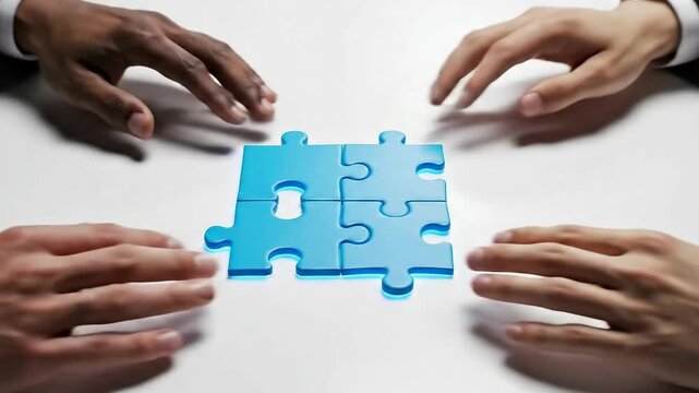 Teamwork and Collaboration - Assembling the Puzzle for Success.