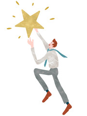 Man who caught a star