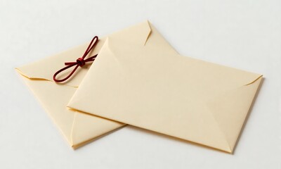 和風の紐飾りを添えたミニマルなポチ袋