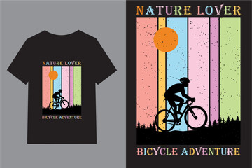 Nature lover bicycle adventure