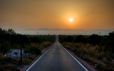 Aerial Ocean Sunset Image | Drone Shot