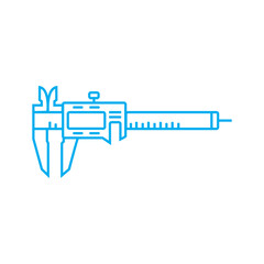 Calibration Instrument Icon – Industrial Measurement and Accuracy Control