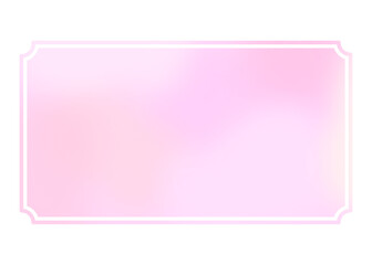 ピンクのグラデーションのフレーム 枠のイラスト 背景 壁紙素材