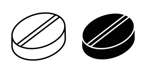 Two simple discs with lines