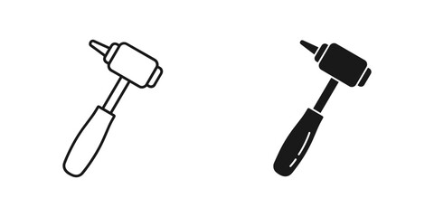 Two hammers side by side