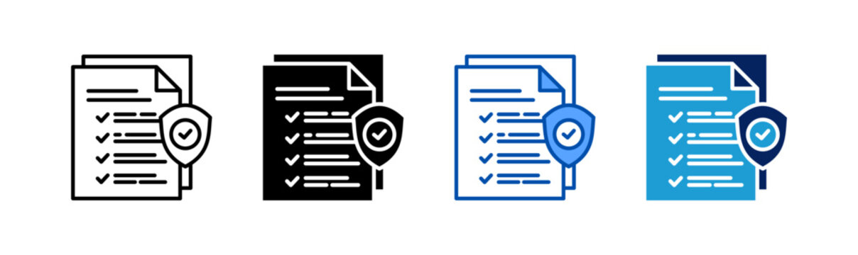 Protocol icon set multiple style collection