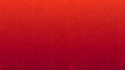 Elegant red gradient background with embossed floral patterns