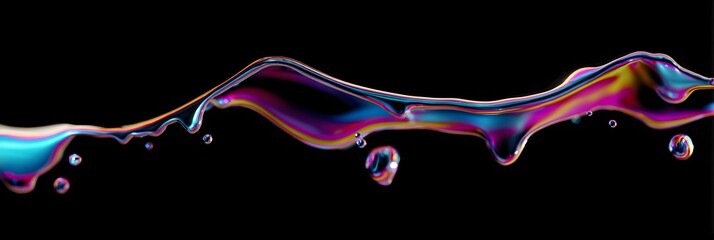 HD Colorful Bubble Technology Wallpaper