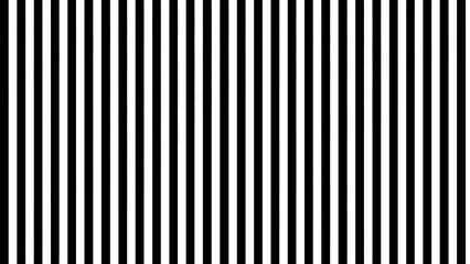 Seamless black and white vertical stripes pattern for backgrounds, textures, design elements and print, monochrome graphic design - transparent PNG © Atheefa