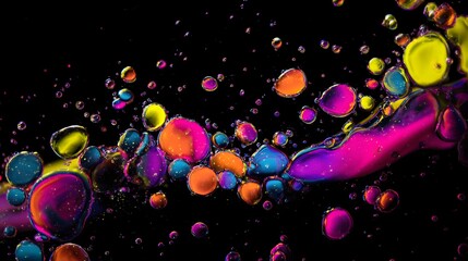 HD Colorful Bubble Technology Wallpaper