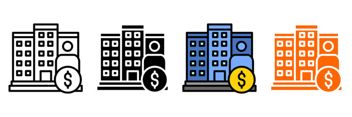 economic criticism Icon Set Multiple Style Collection. Capitalism Breakdown, Debt Crisis, Wealth Gap, Economic Inequality, Corporate Greed, Market Crash, Inflation Woes, Recession Effects, Banking Cor