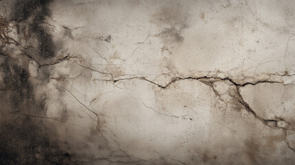 Cracked concrete wall texture with stains.