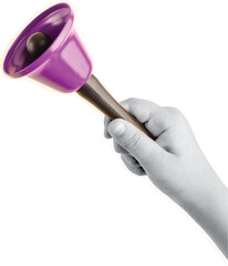 the hand holding the bell art Collage