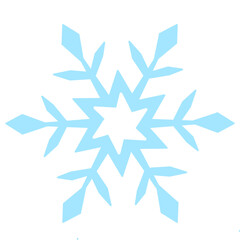 Vector illustration of snowflake. Snowflake symbols. Snowflake icons set. Best for winter season theme.