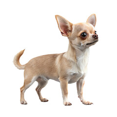 Chihuahua puppy isolated on white