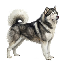 siberian husky dog