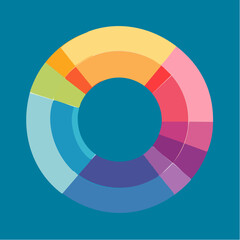 Obraz premium Abstract Modern Vector Design with Geometric Shapes and Minimalist Style for Pattern and Illustration Projects