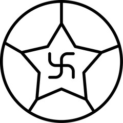 Zodiac Wheel Chart Icon