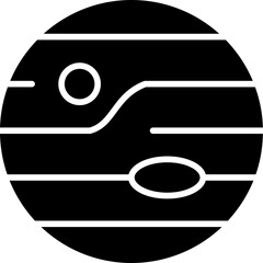 Jupiter Planet Icon © Muhammad