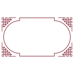 red chinese border frame 09.eps