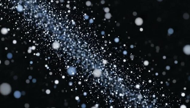 Abstract micro particle motion background, subtle floating dust particles