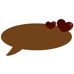 Valentine's Day chocolate speech bubble brown illustration
バレンタイン チョコレート 吹き出し 茶色 イラスト
