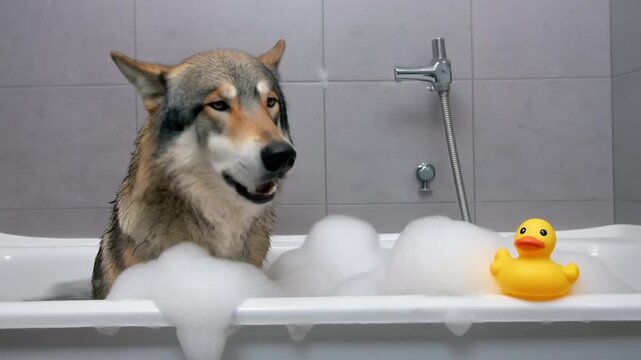 In der Badewanne