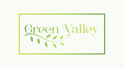 Green Valley Natural Logo or Brand Identity.