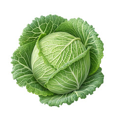 cabbage isolated on white background