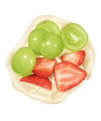 Fresh Fruit Mochi Cream Cheese