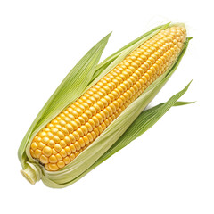 corn isolated on white background