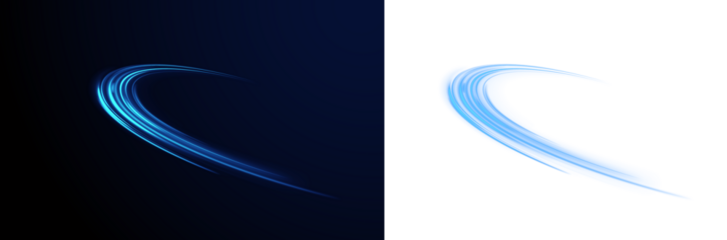 Road line swirl color streak bright motion futuristic highway.
