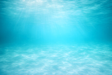 Underwater Light Rays Abstract Background