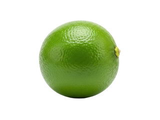 Isolated Bright Green Lime Fruit, Citrus, Tropical, and Juicy Ingredient for Cocktails