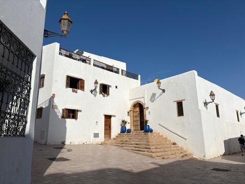 Historic Architecture in Udayas Medina, Rabat, Morocco December 14, 2025