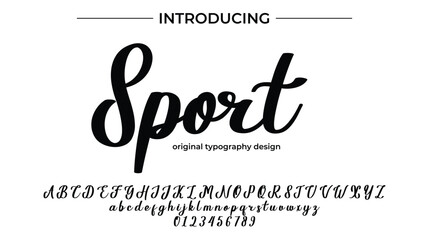 Sport - Elegant Script Font for Smooth Handwritten Design and Creative Typography