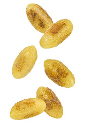 indulge in the decadence of caramelized bananas beautifully arranged to emphasize their rich, golden-brown color and irresistibly sweet taste, photographed in high resolution.