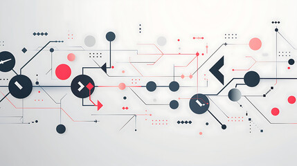 abstract background with numbers