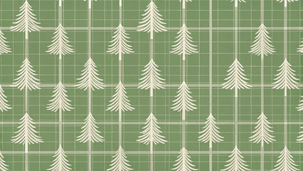 A seamless Christmas plaid pattern with tartan lines vector background 