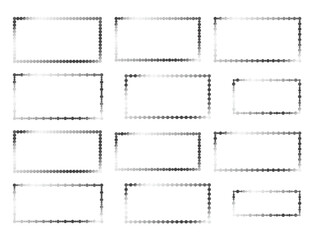 丸、長方形F1、2銀