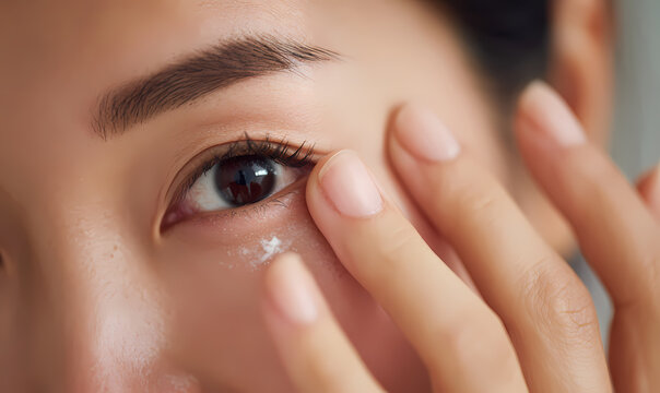 Application de cr&egrave;me contour des yeux &ndash; Routine beaut&eacute; et soin cor&eacute;en	