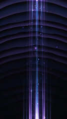 Abstract Dark Luxury Glow