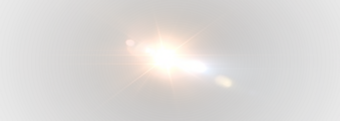 Fractal light explosion and golden glow PNG