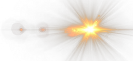 Aglow sunlight with radiant halo PNG