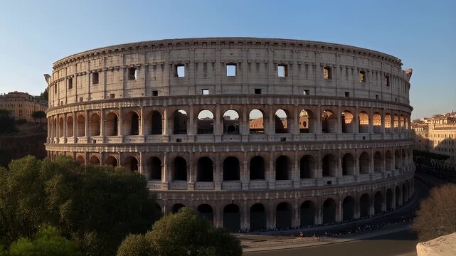 Colosseum Rome Golden Hour Glow 1795 2732x