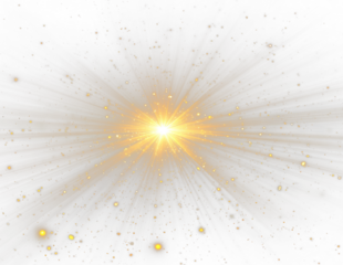 Sparkling star with radiant light and glow PNG perfect for festive backgrounds, magical illustrations, holiday digital projects, and glowing celestial designs
