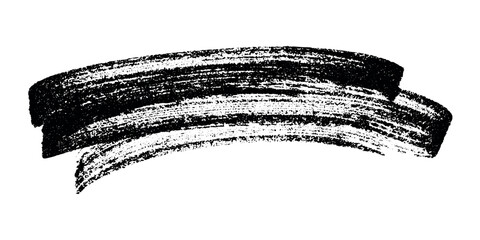 Fototapeta premium Brush paint stroke texture swatch Hand painted background Ink scribble dab clipart Paint smudge for tags and stamps design